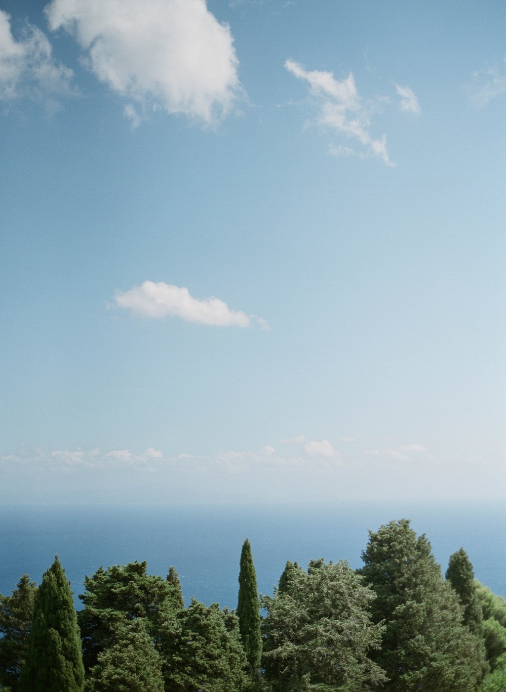 Amalfi Coast hillside with terraced gardens and Mediterranean views