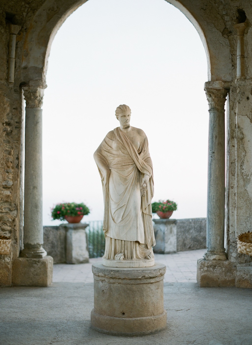 A Belvedere bust at Villa Cimbrone
